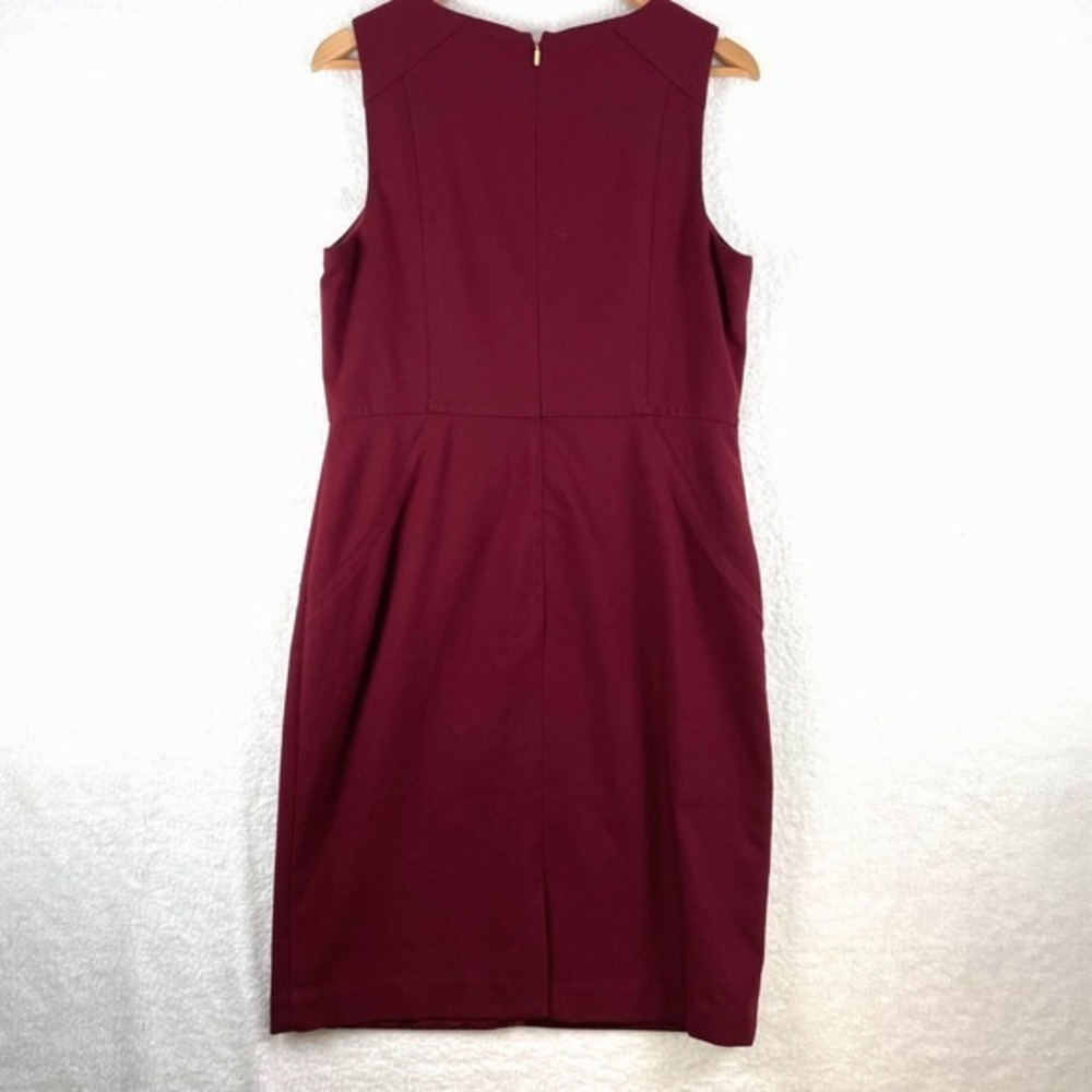 Trina Turk Sz 10‎ Sheath Knee Midi Work Professional Wedding Flattering Classy - Picture 4 of 14
